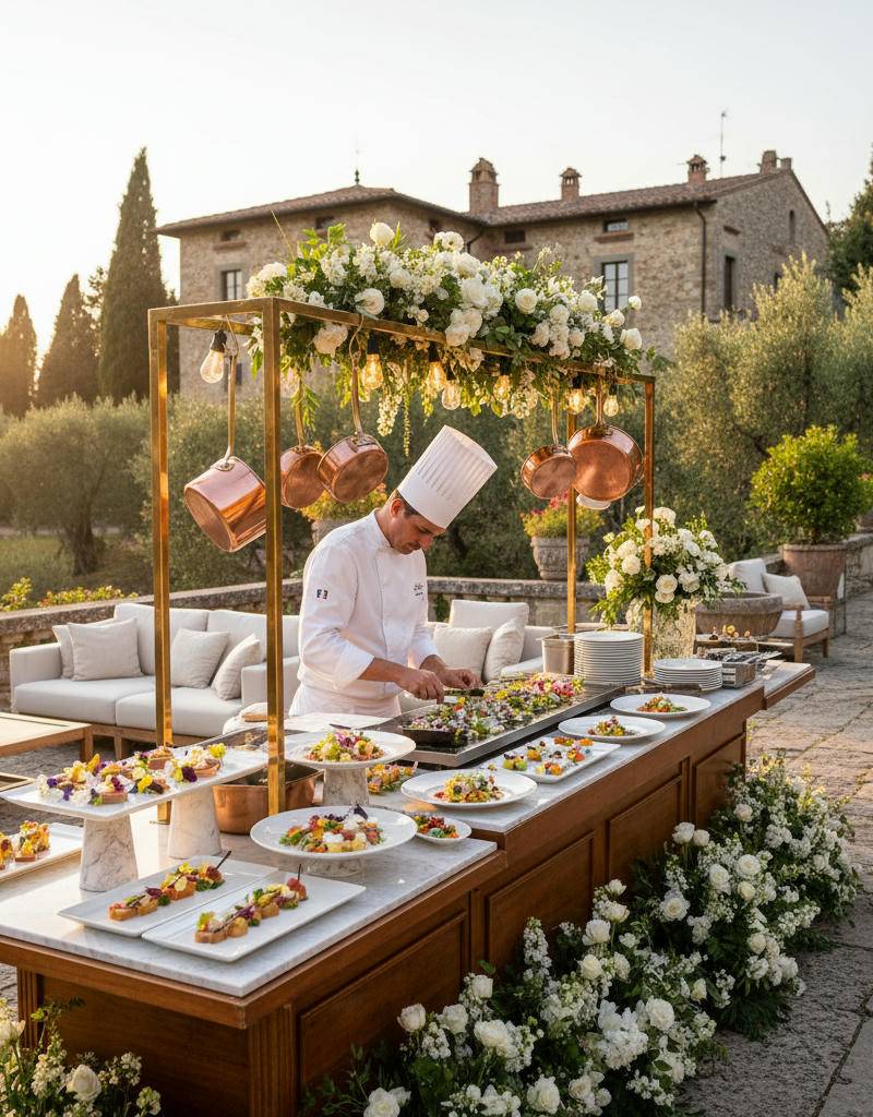 Catering Matrimonio: l'Innovazione della Sensory Experience