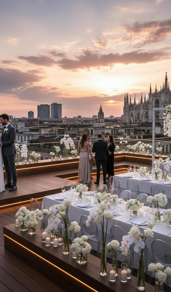 Urban Wedding 2026: Guida DIY a Rooftop e Loft Industriali