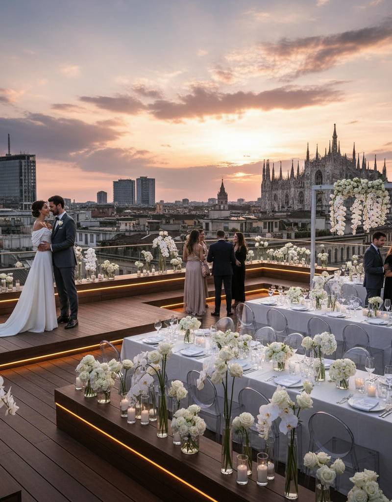 Urban Wedding 2026: Guida DIY a Rooftop e Loft Industriali