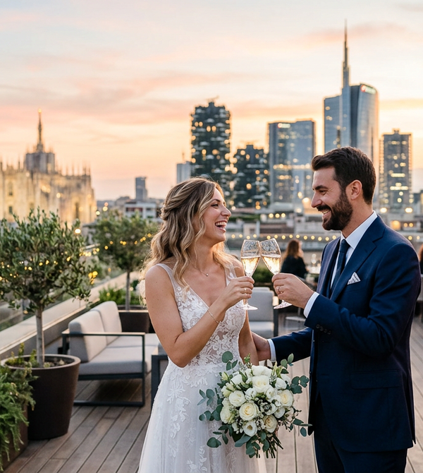 Skyline d'Amore 2026: Nozze Urban e Rooftop Low Budget