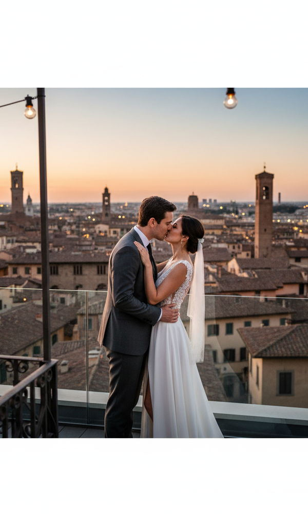 Matrimonio Urbano 2026: L'Eleganza Vertiginosa di Rooftop e Location Cittadine