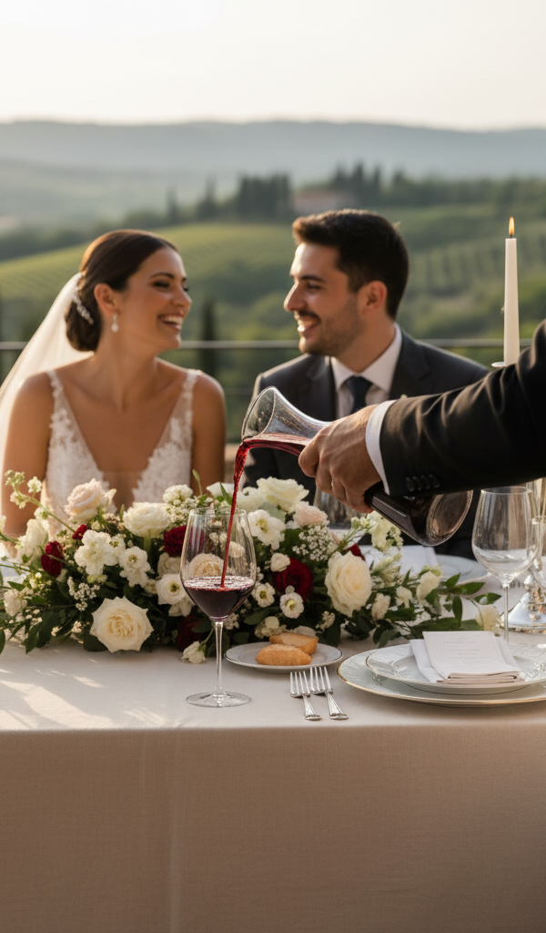 Sinfonia Enologica Nuziale 2026: Guida Definitiva alla Scelta dei Vini Perfetti per il Vostro Matrimonio - Guida 2026