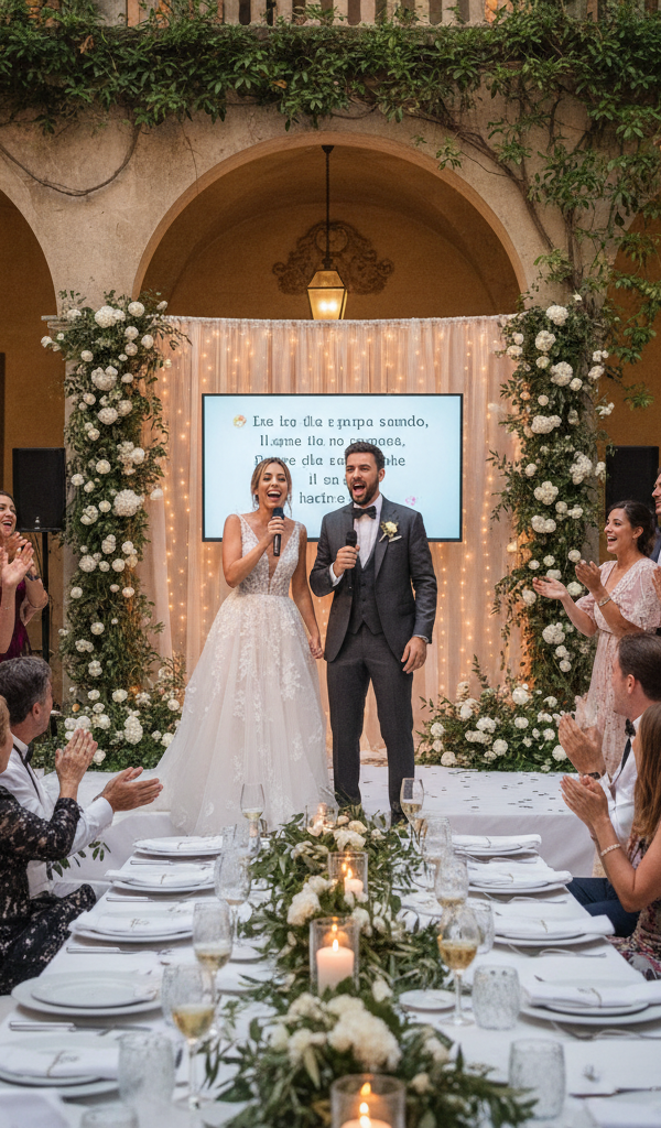 Armonie Vocali Nuziali 2026: Il Karaoke al Vostro Matrimonio, tra Divertimento e Galateo