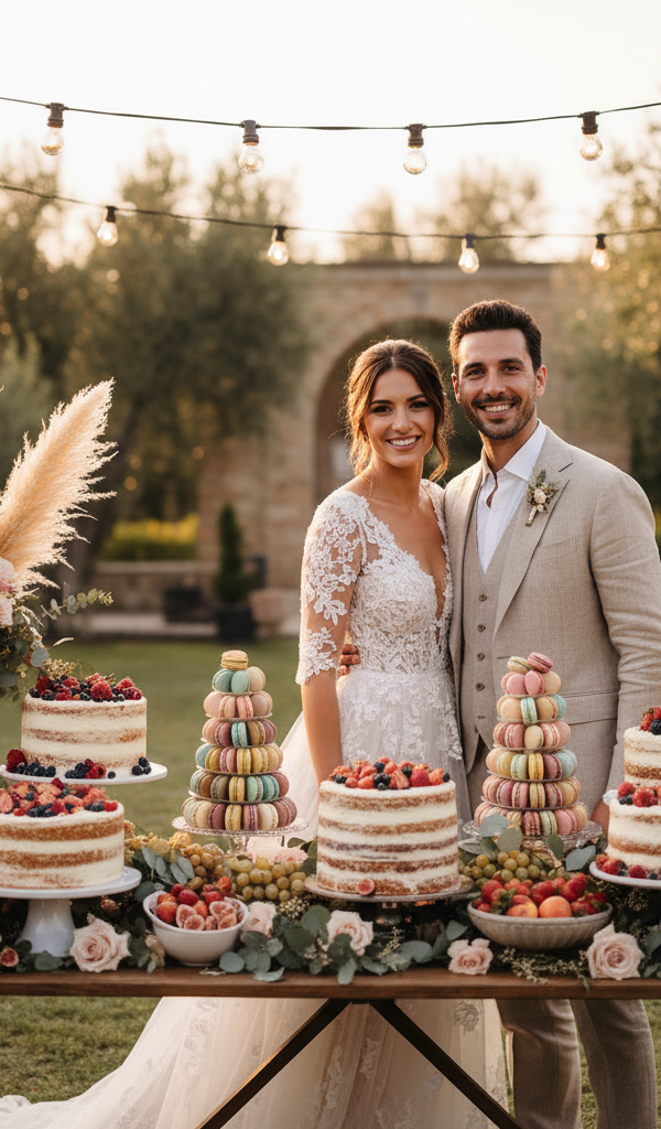 Sinfonia di Dolcezze Nuziali 2026: L'Angolo Dessert che Incanta Oltre la Torta