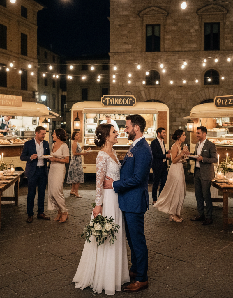 Street Food Wedding 2026: L'Alleanza Perfetta tra Gusto Trendy e Atmosfera Casuale per Nozze Indimenticabili