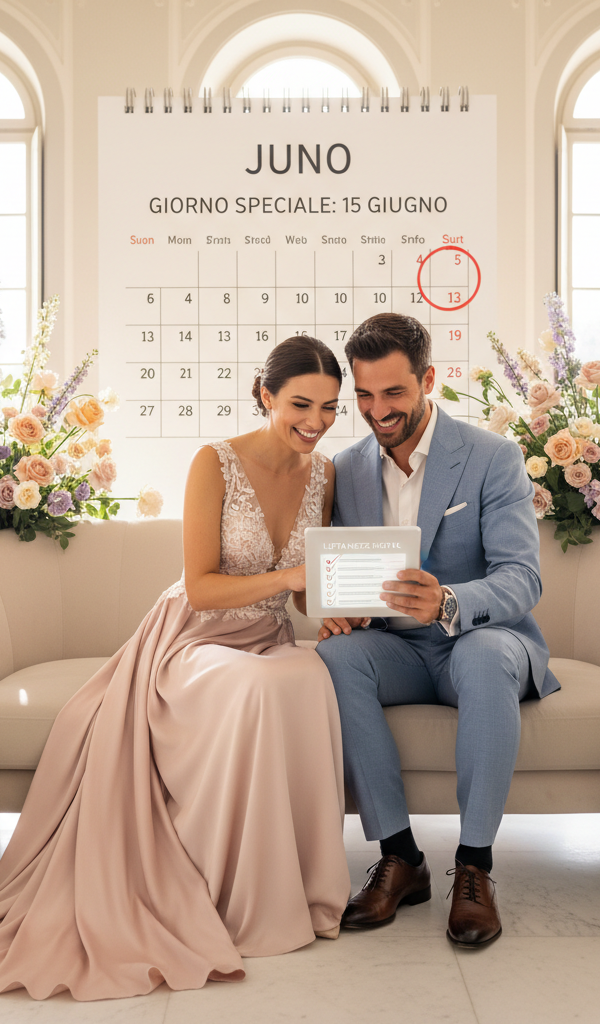 Il Calendario Perfetto per il Tuo Sì: Checklist Matrimonio Mese per Mese 2026