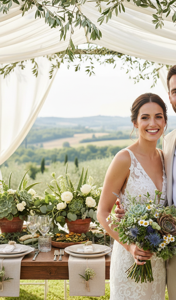 Sinfonia Botanica Sostenibile: Le Piante Grasse Rivoluzionano il Catering Nuziale nel 2026