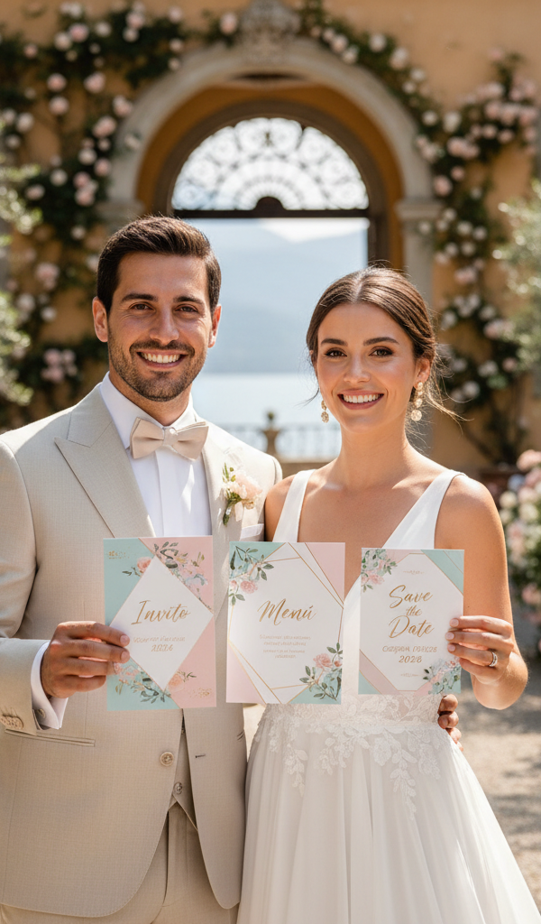 Armonia Nuziale: Il Coordinato Grafico Perfetto tra Inviti e Menù per il Tuo Matrimonio 2026