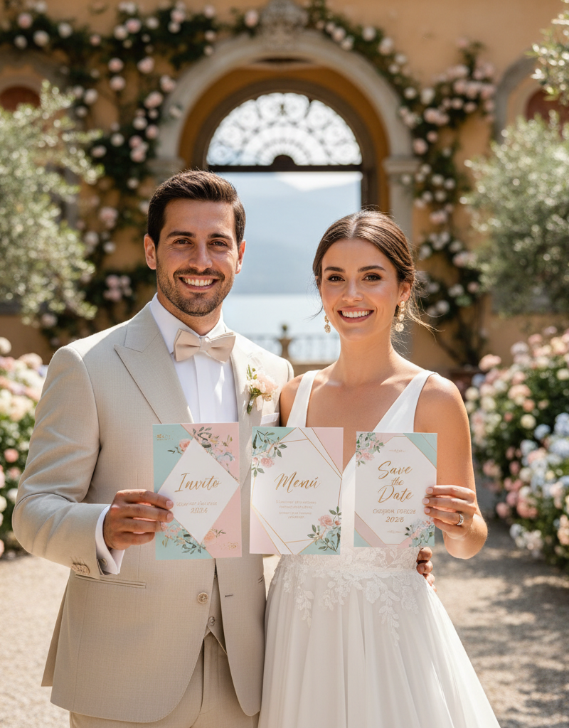 Armonia Nuziale: Il Coordinato Grafico Perfetto tra Inviti e Menù per il Tuo Matrimonio 2026