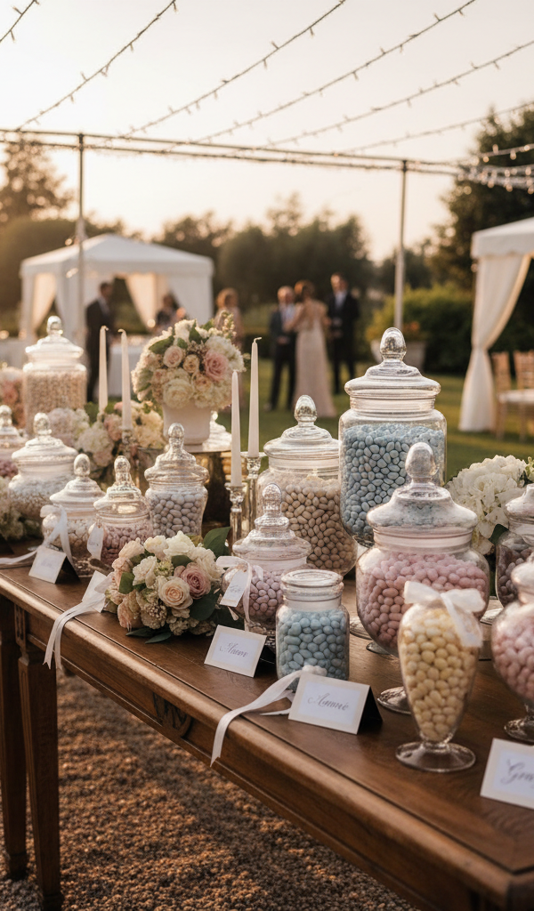 Confettata Matrimonio 2026: L'Arte di Allestire un Angolo Dolce e Indimenticabile per le Tue Nozze - Guida 2026