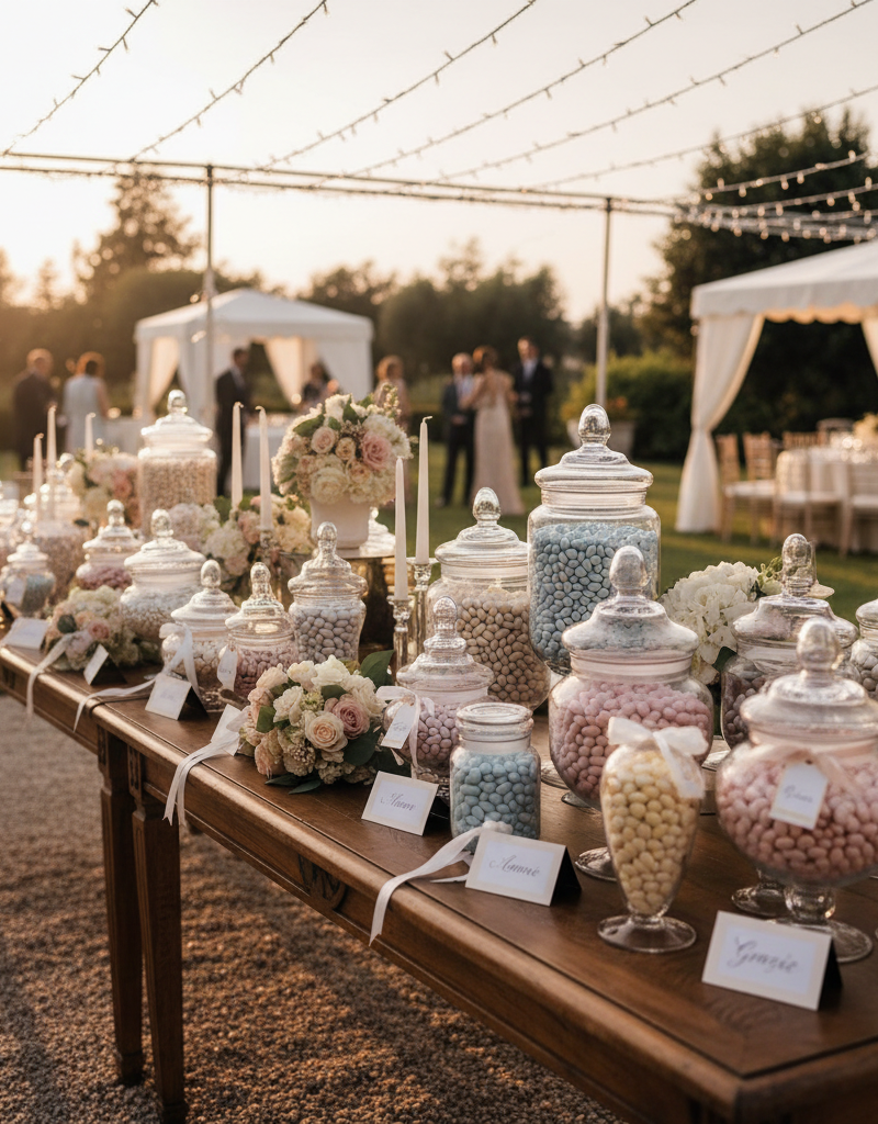Confettata Matrimonio 2026: L'Arte di Allestire un Angolo Dolce e Indimenticabile per le Tue Nozze - Guida 2026
