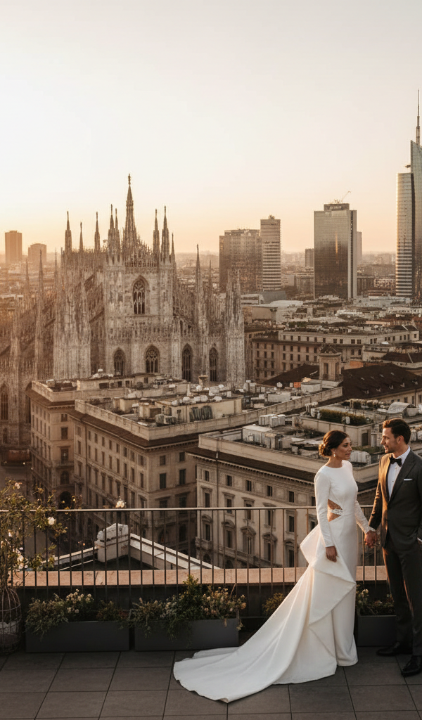 Eleganza Urbana 2026: Sposarsi tra Rooftop e Location Iconiche della Città