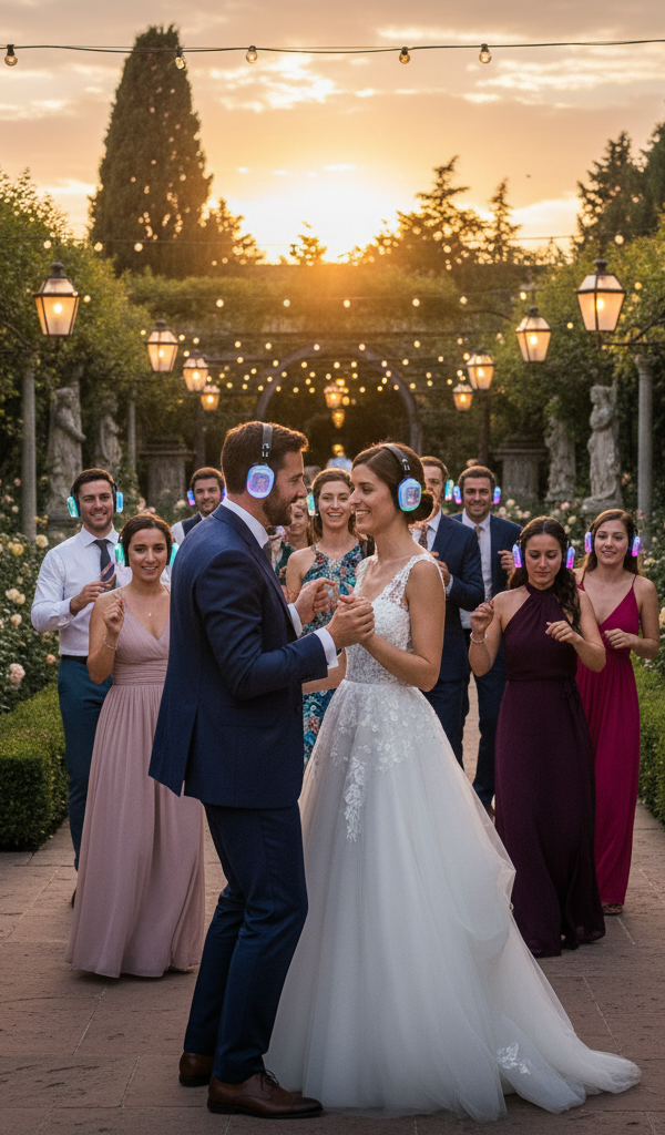 Silent Disco Wedding 2026: L'Esperienza Sonora Innovativa per un Matrimonio Indimenticabile