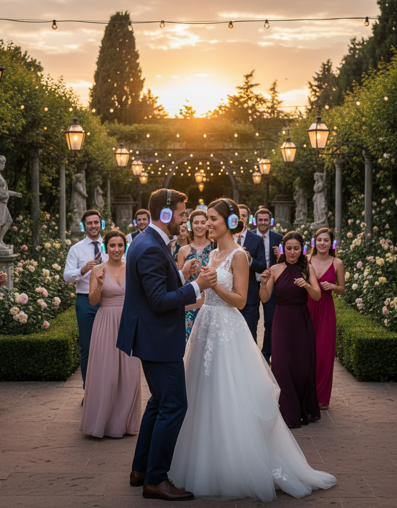 Silent Disco Wedding 2026: L'Esperienza Sonora Innovativa per un Matrimonio Indimenticabile