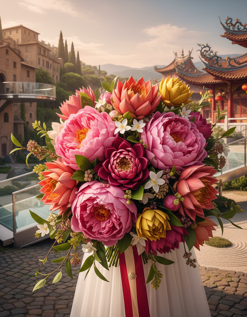Armonie Floreali Globali: Fiori di Stagione per un Matrimonio Multiculturale Mese per Mese nel 2026