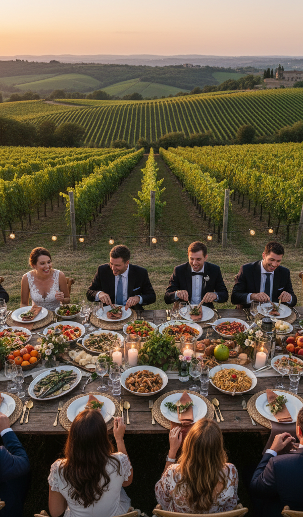 Sinfonie di Sapori: Il Menu a Km Zero e Stagionale per un Matrimonio Indimenticabile nel 2026