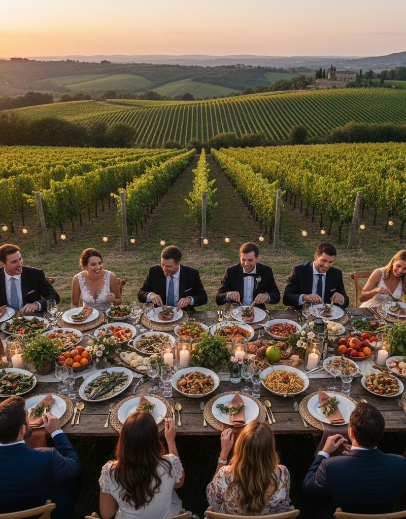 Sinfonie di Sapori: Il Menu a Km Zero e Stagionale per un Matrimonio Indimenticabile nel 2026