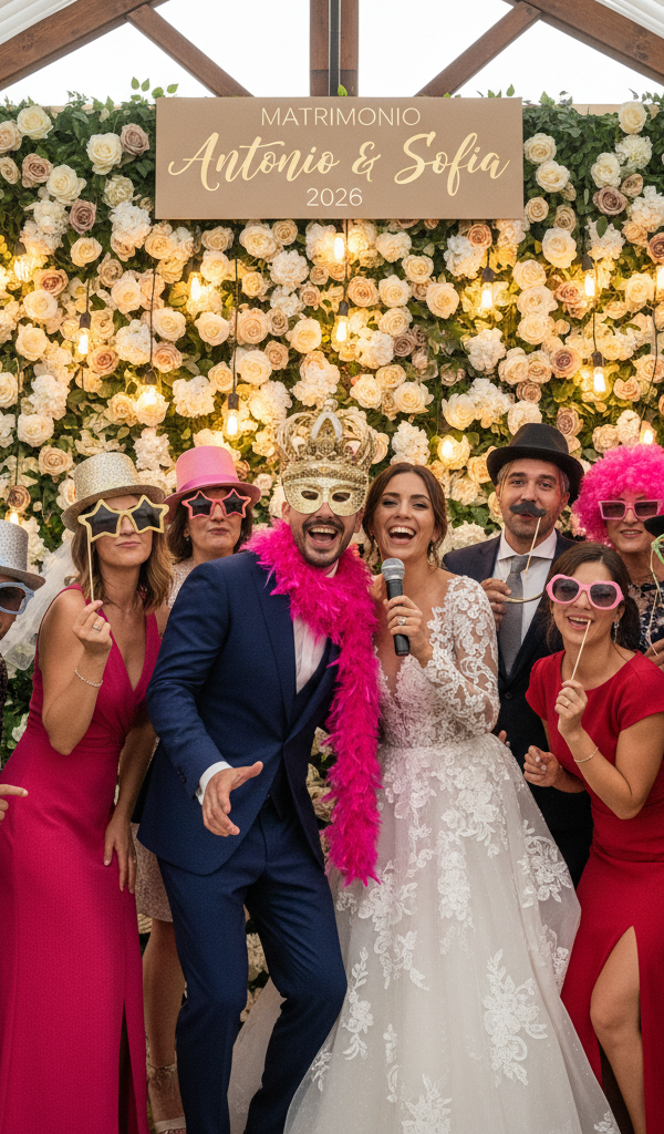 Photo Booth Matrimonio 2026: L'Arcobaleno di Emozioni per Scatti Indimenticabili e Divertenti
