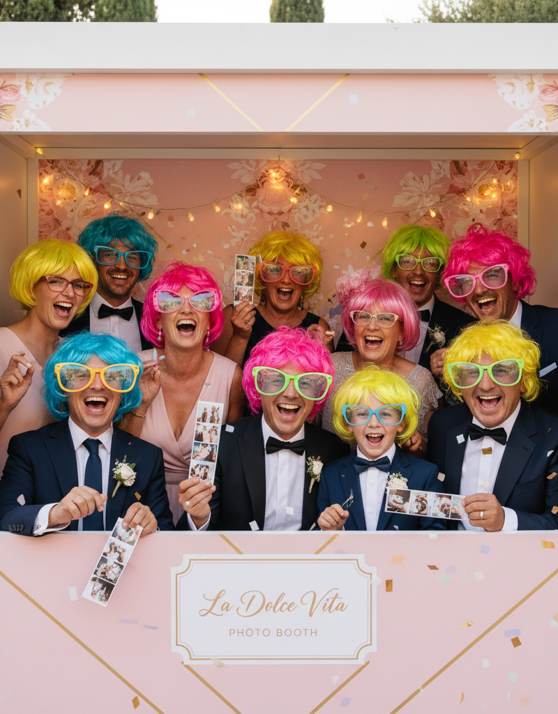 Photo Booth Matrimonio 2026: L'Arcobaleno di Emozioni per Scatti Indimenticabili e Divertenti