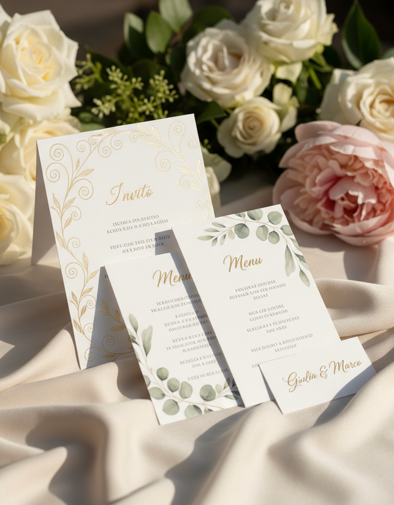Armonie Visive: Progettare un Coordinato Grafico Matrimoniale Indimenticabile per Inviti e Menu nel 2026