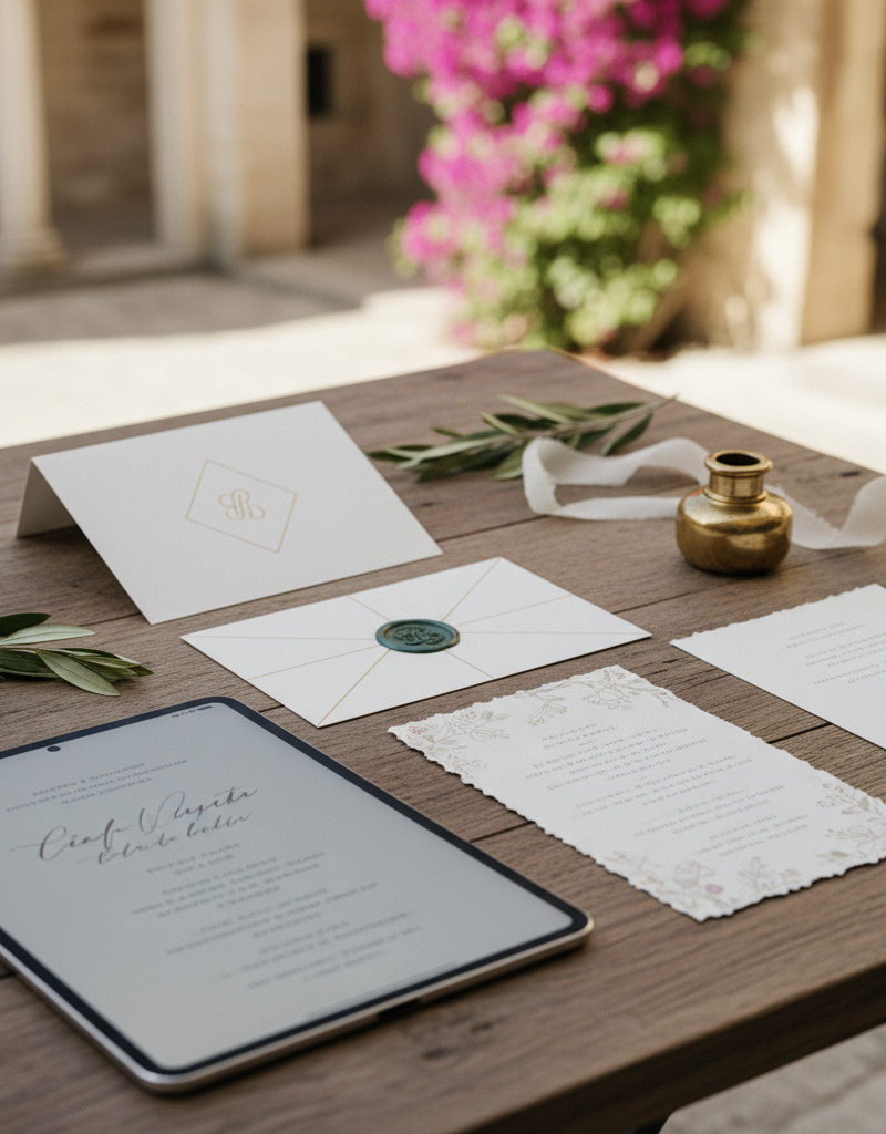 Armonie Visive: Progettare un Coordinato Grafico Matrimoniale Indimenticabile per Inviti e Menu nel 2026 — WeddingSiteExperience